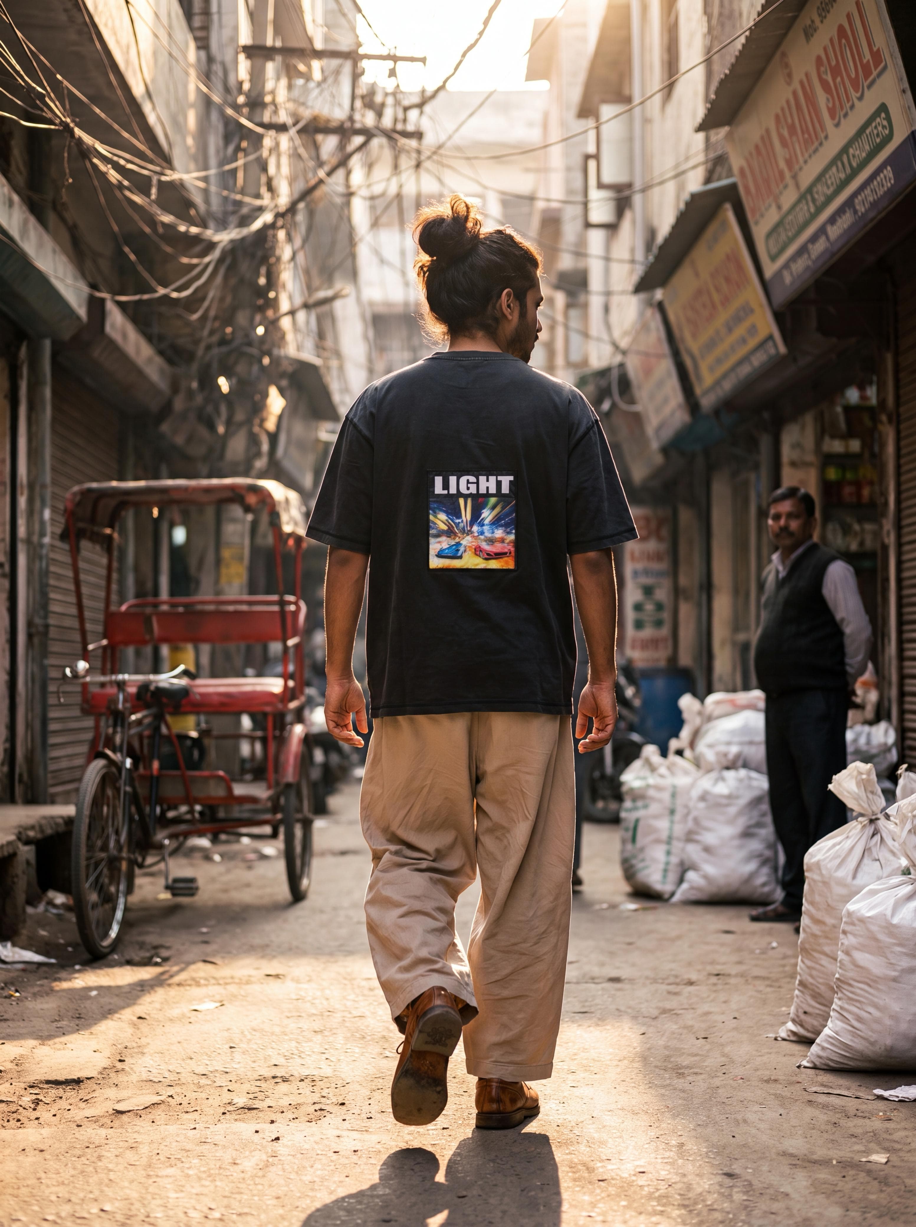 Light Speed Oversized Tee — Drop 01